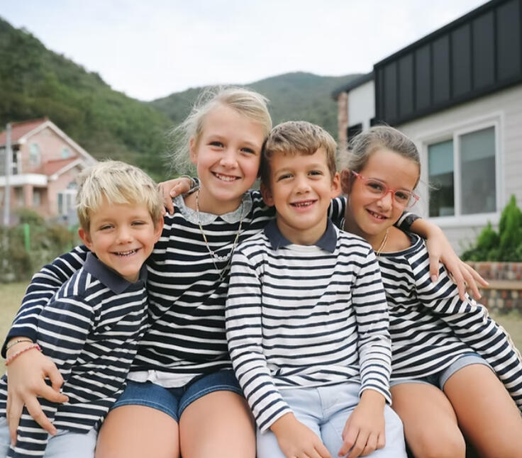 IB students smiling at British International Academy campus in Geoje